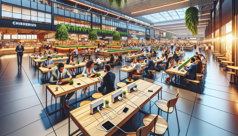 Charging Stations: A Smart Move for Food Courts